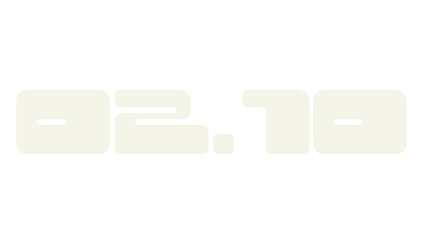 02.10, futuristic font preview