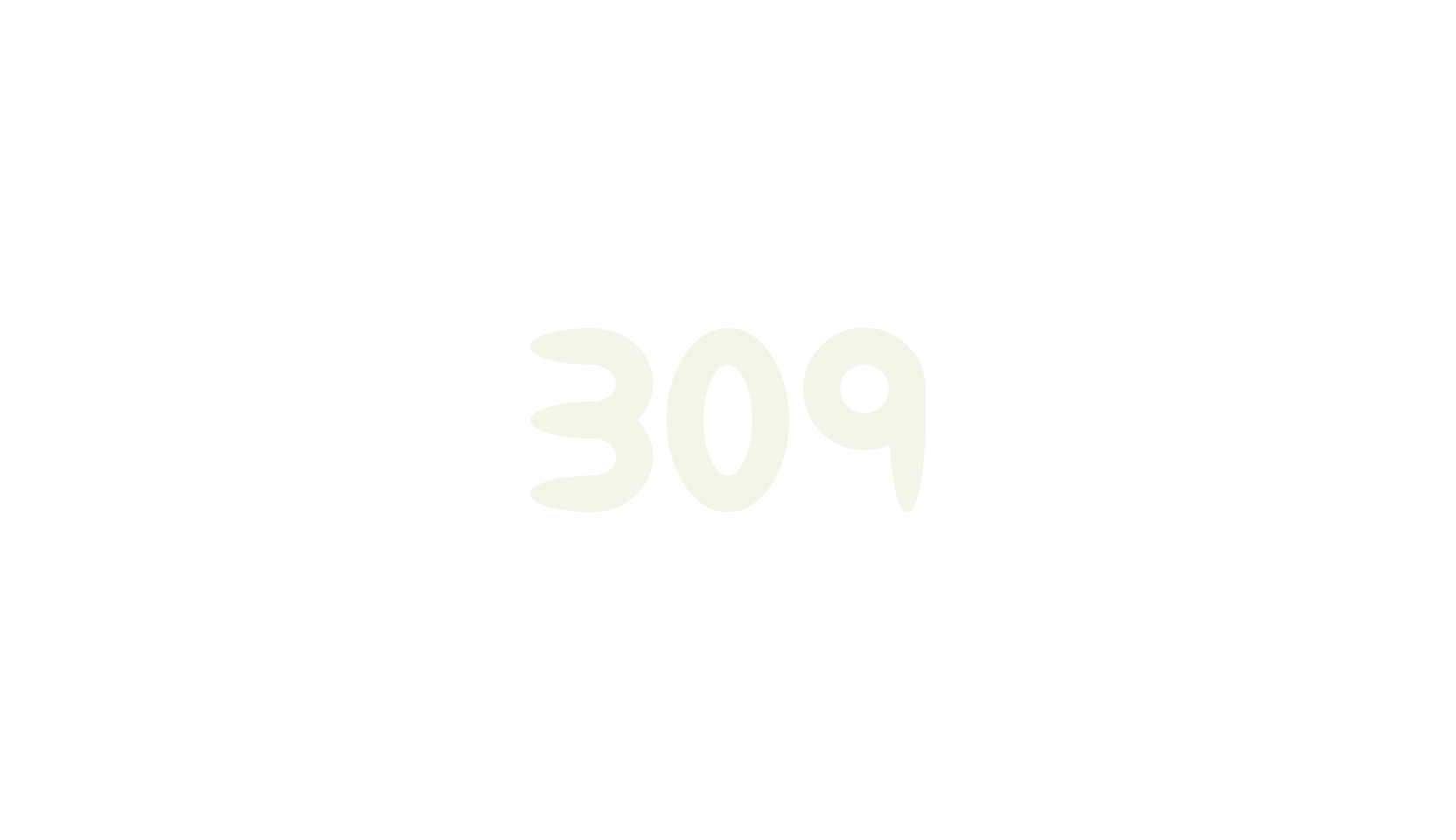 309, rounded font preview