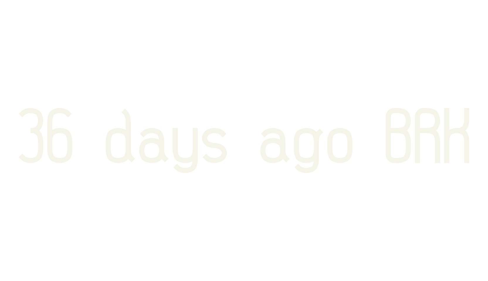 36 days ago BRK, display font preview