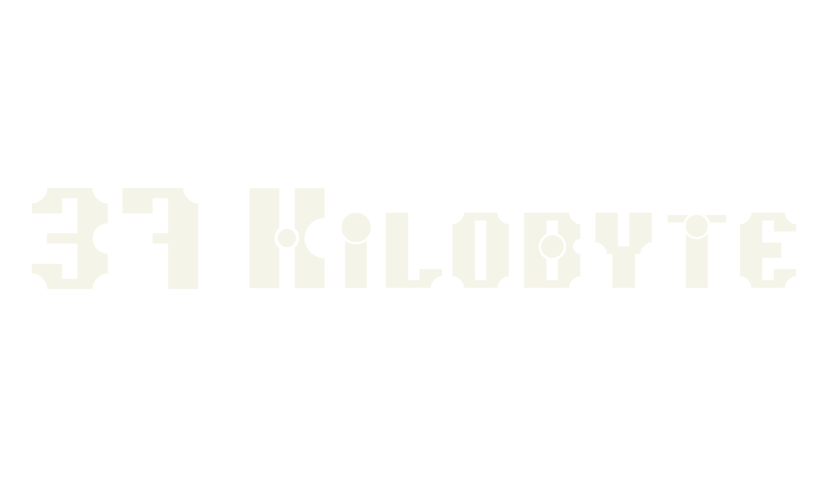 37 Kilobyte, sci-fi font preview