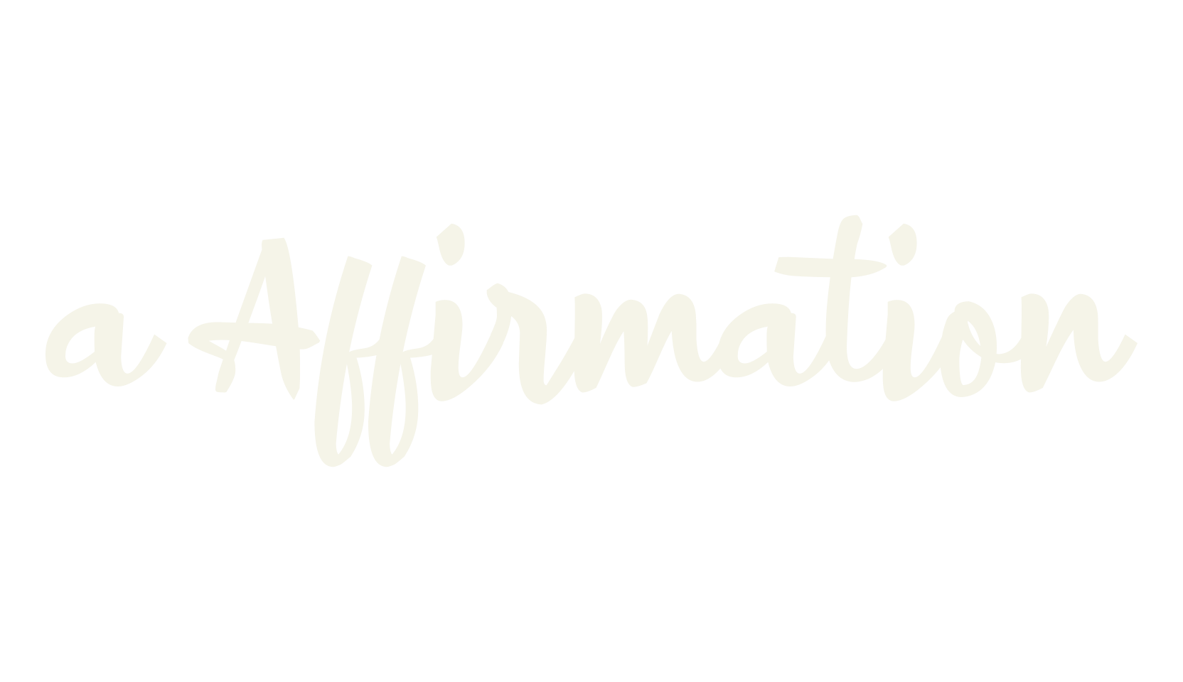 a Affirmation, fashion script font preview