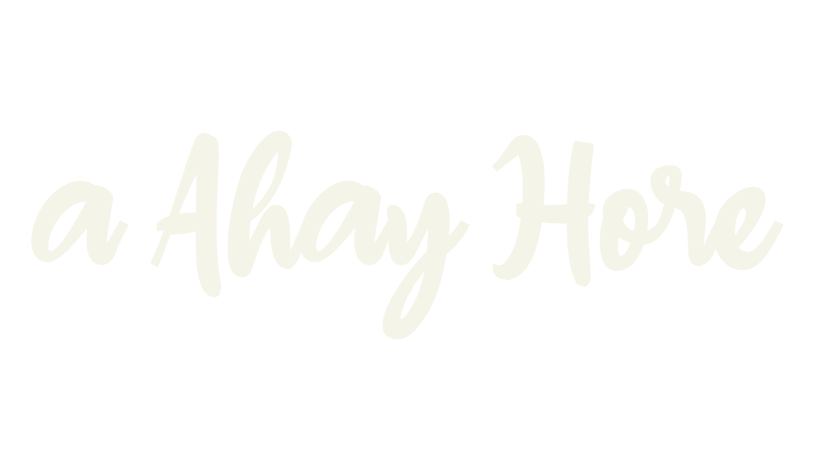 a Ahay Hore, fashion sign font preview