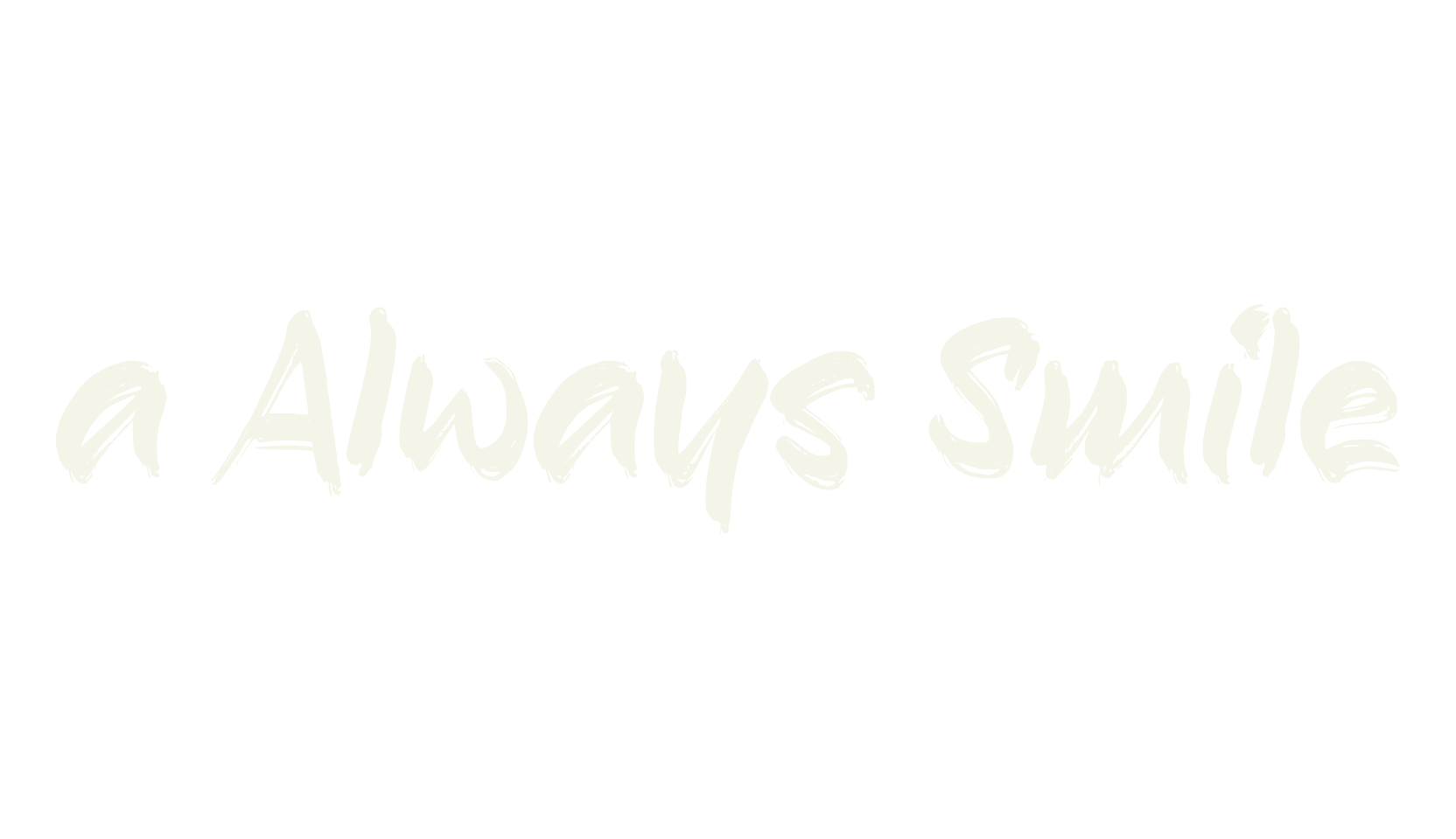 a Always Smile, cool font preview