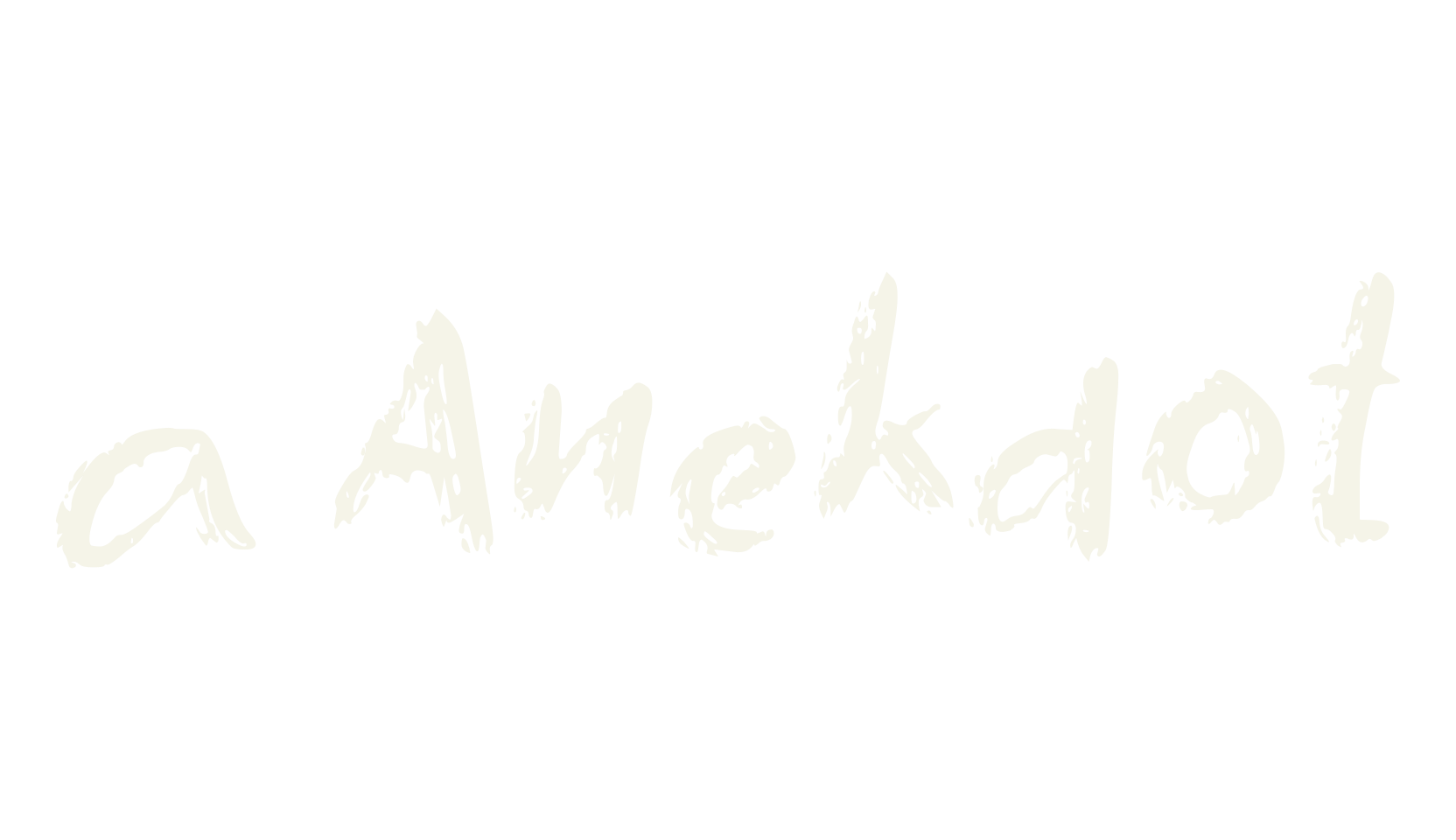 a Anekdot, fancy font preview