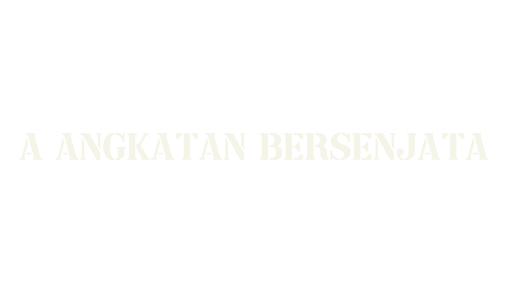 a Angkatan Bersenjata, display market font preview