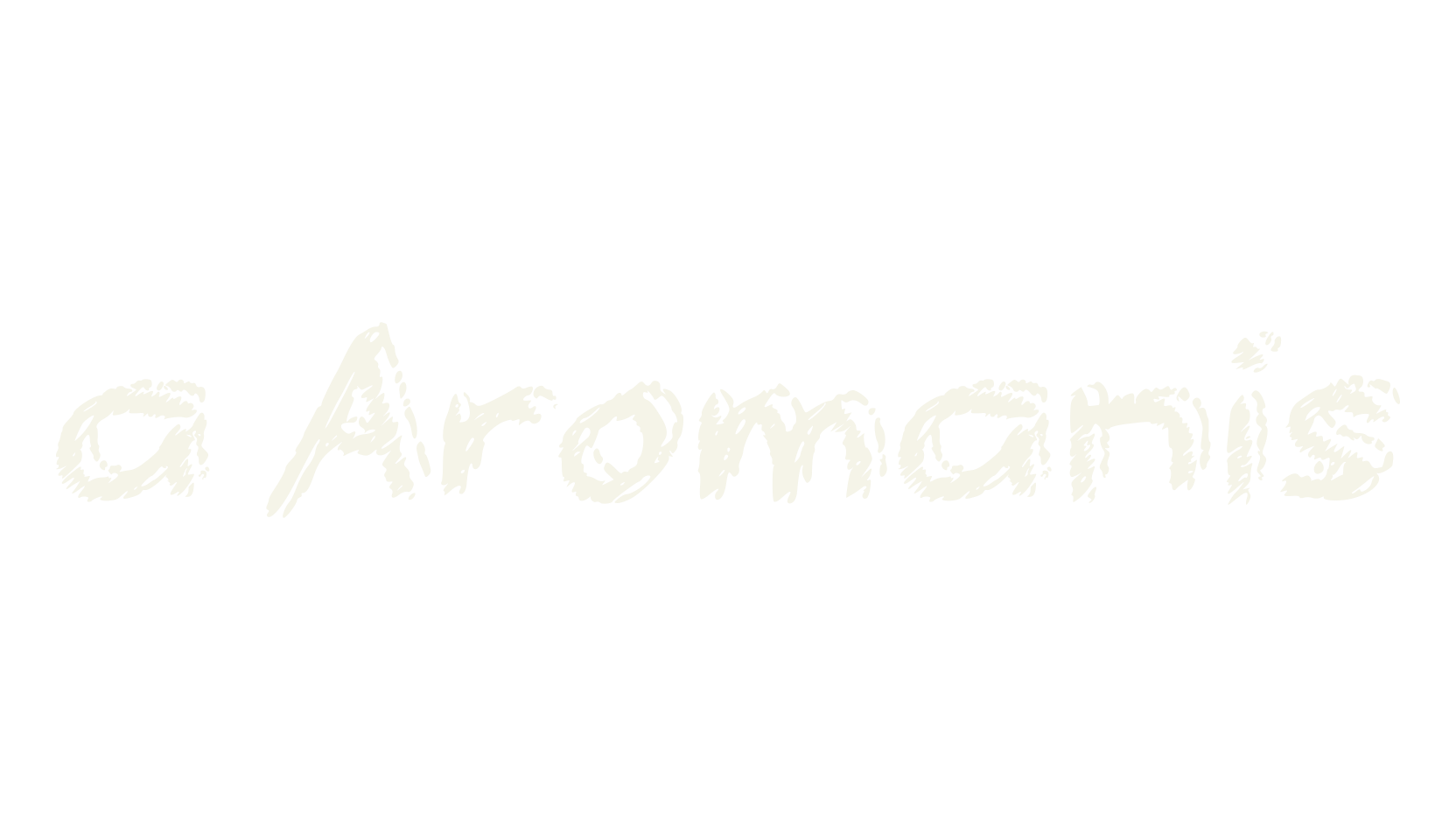 a Aromanis, lettering font preview