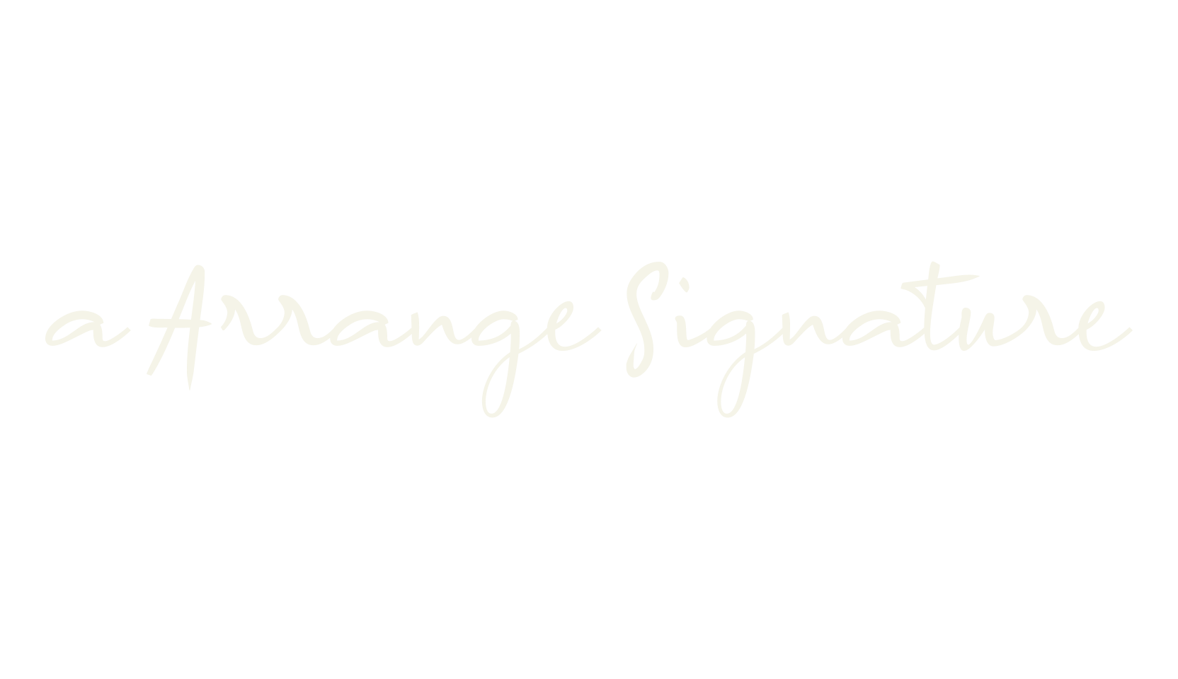 a Arrange Signature, signature font preview