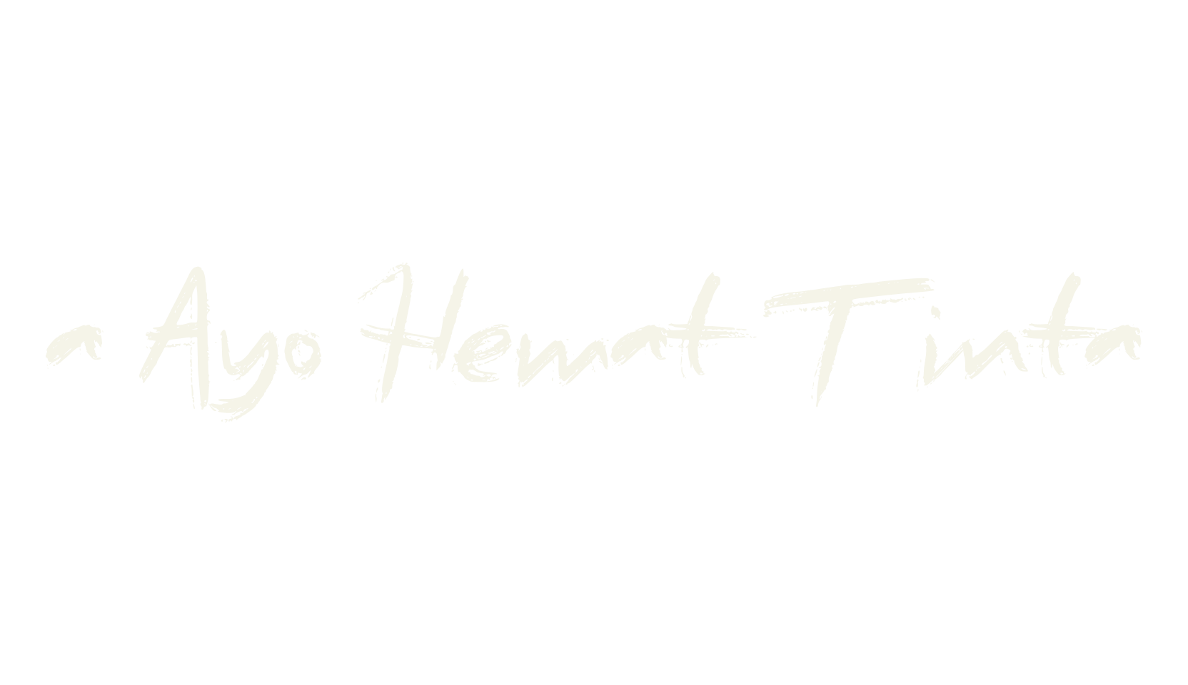 a Ayo Hemat Tinta, fancy font preview