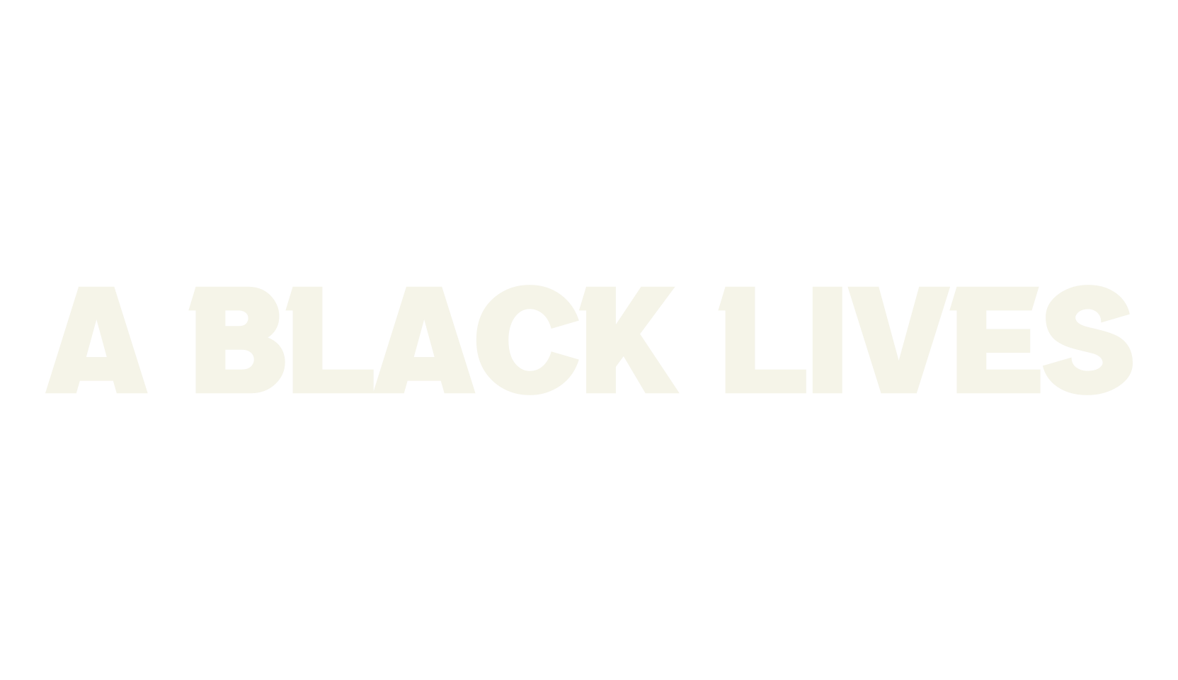 a Black Lives, sans font preview