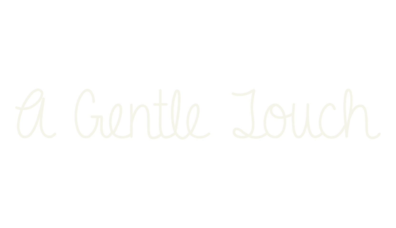 A Gentle Touch, fashion script font preview