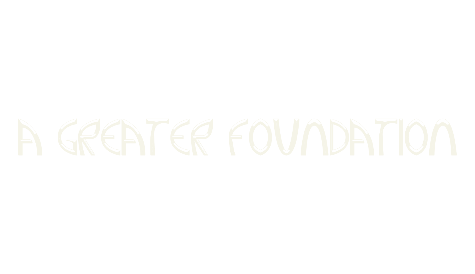 A Greater Foundation, display market font preview