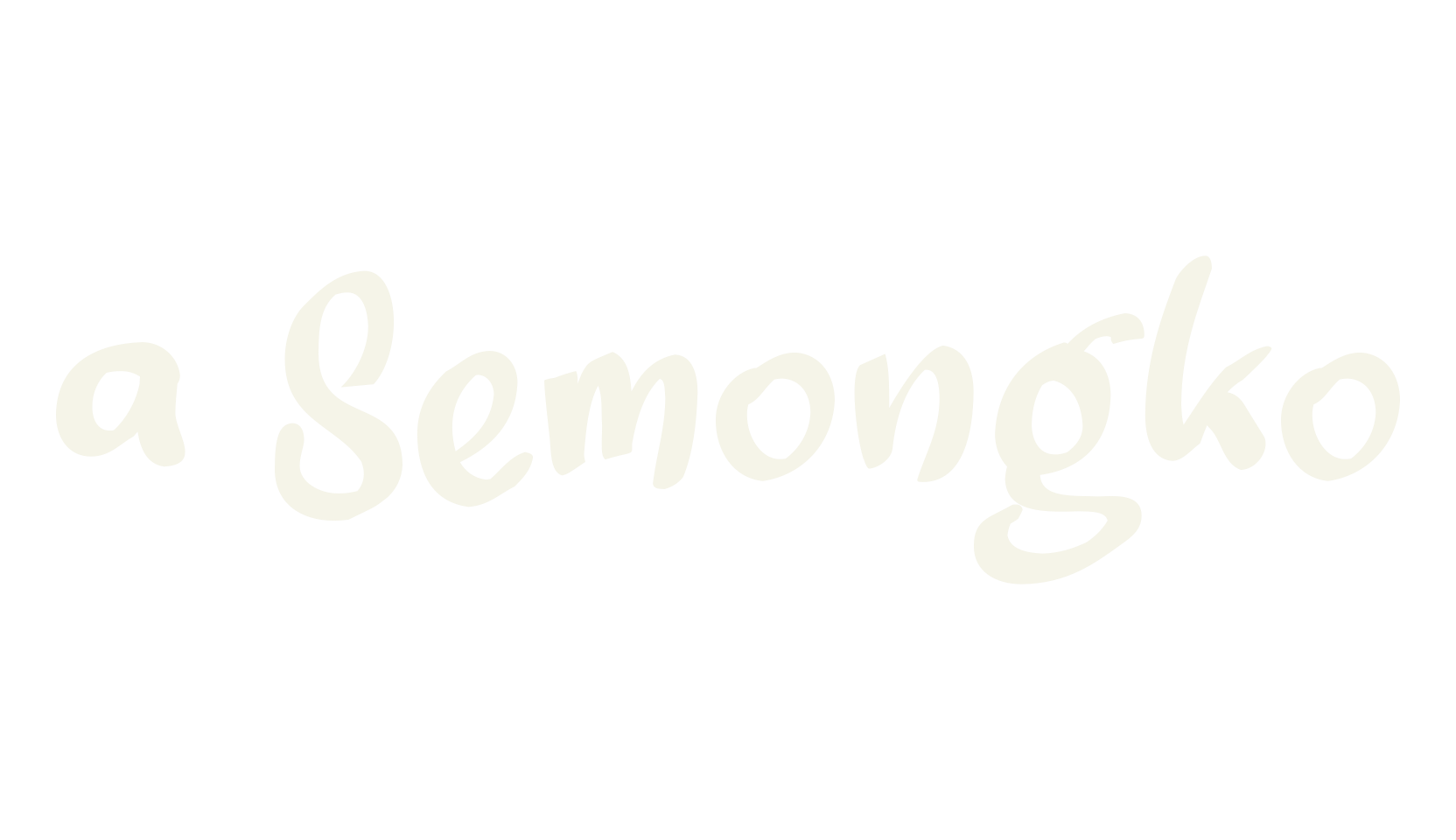 a Semongko, fancy font preview