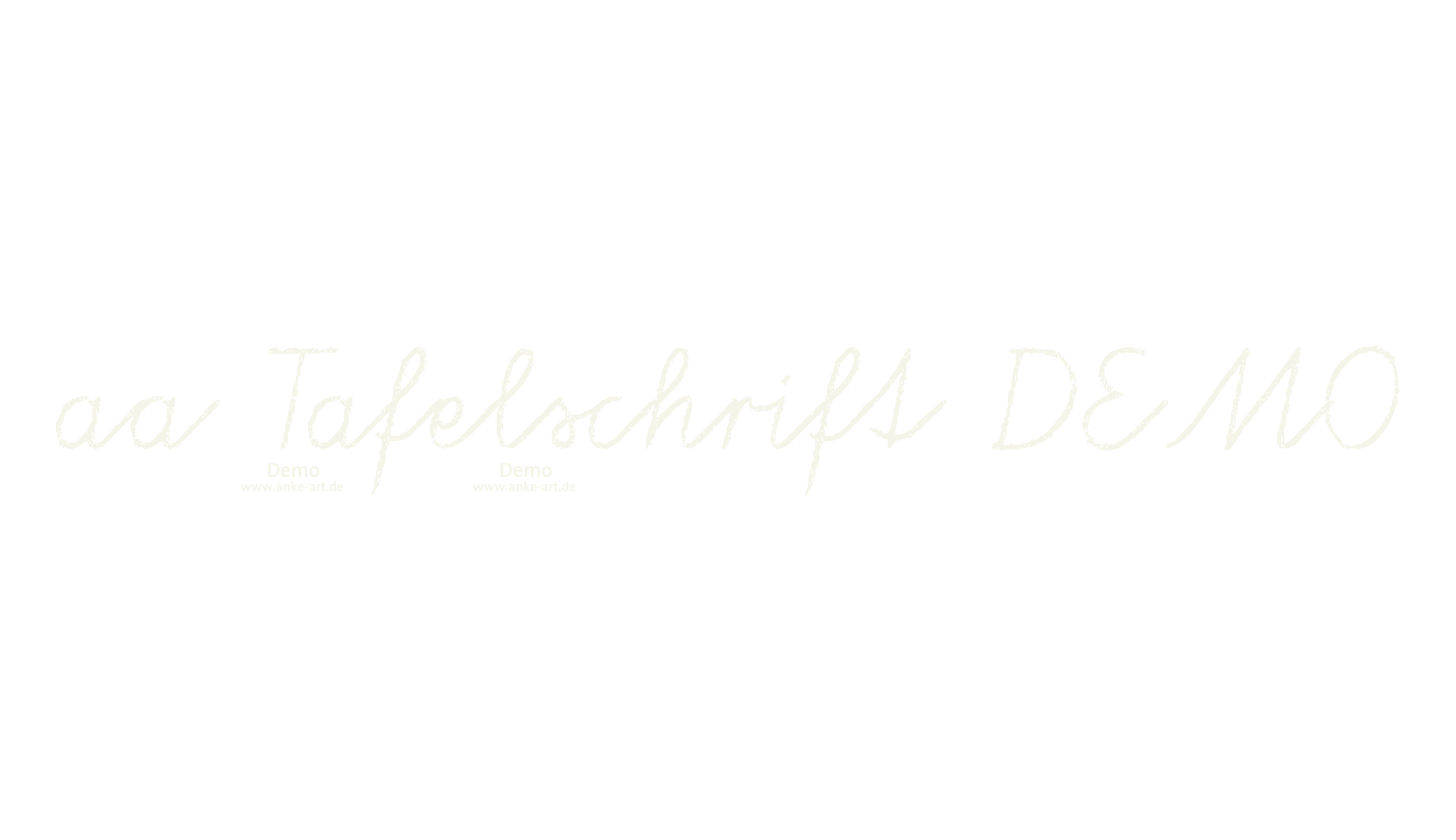 aa Tafelschrift DEMO, handwriting font preview