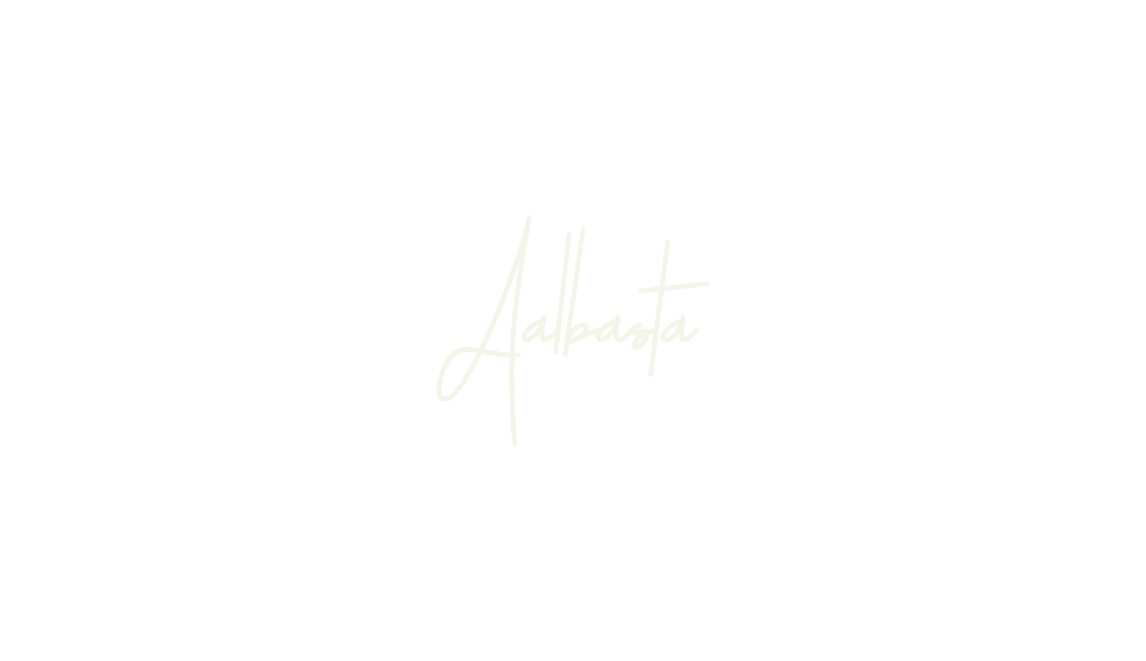 Aalbasta, signature font preview