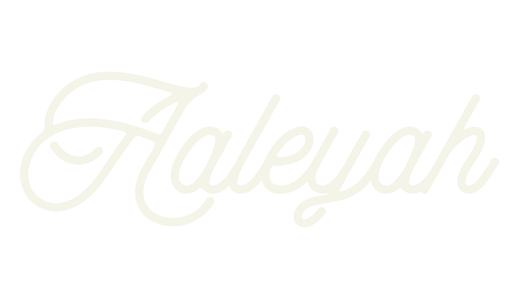 Aaleyah, cursive font preview