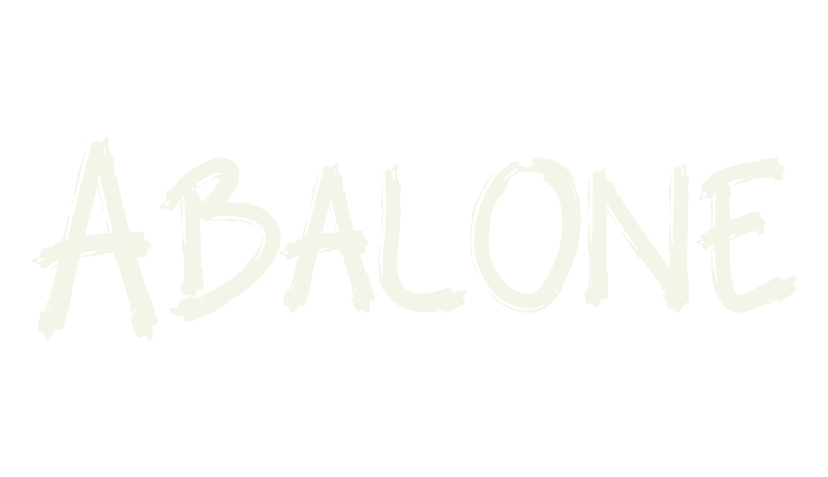 Abalone, brush font preview