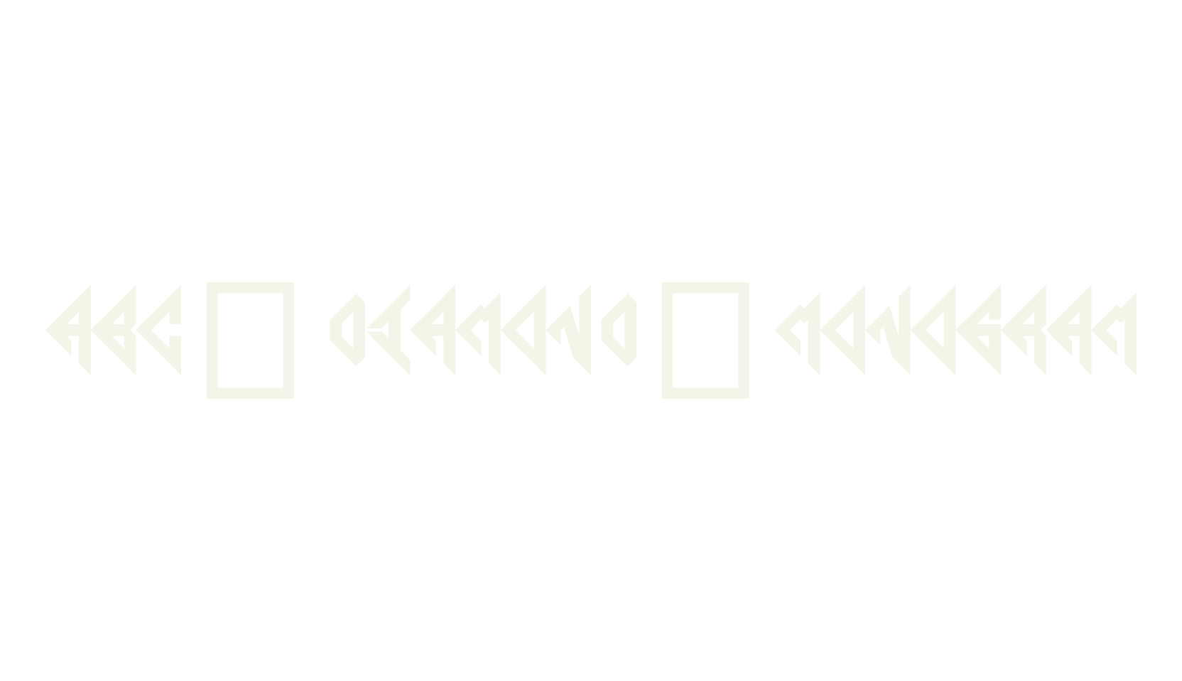 ABC - Diamond - Monogram, monogram font preview