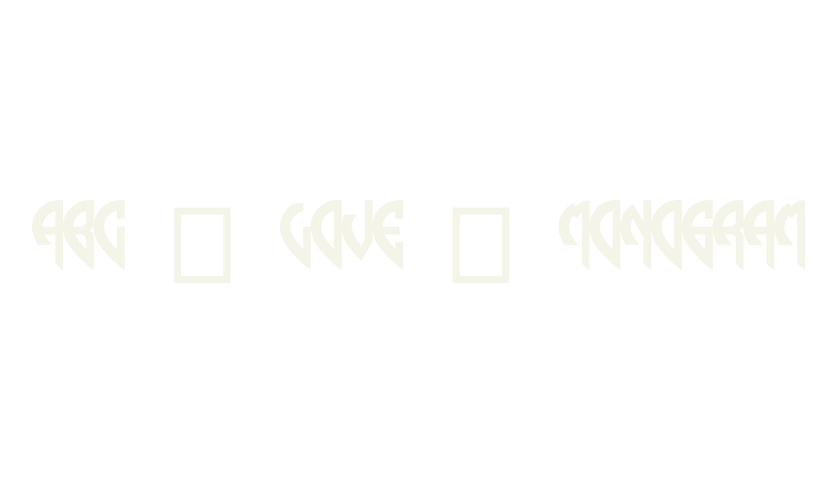 ABC - Love - Monogram, monogram font preview