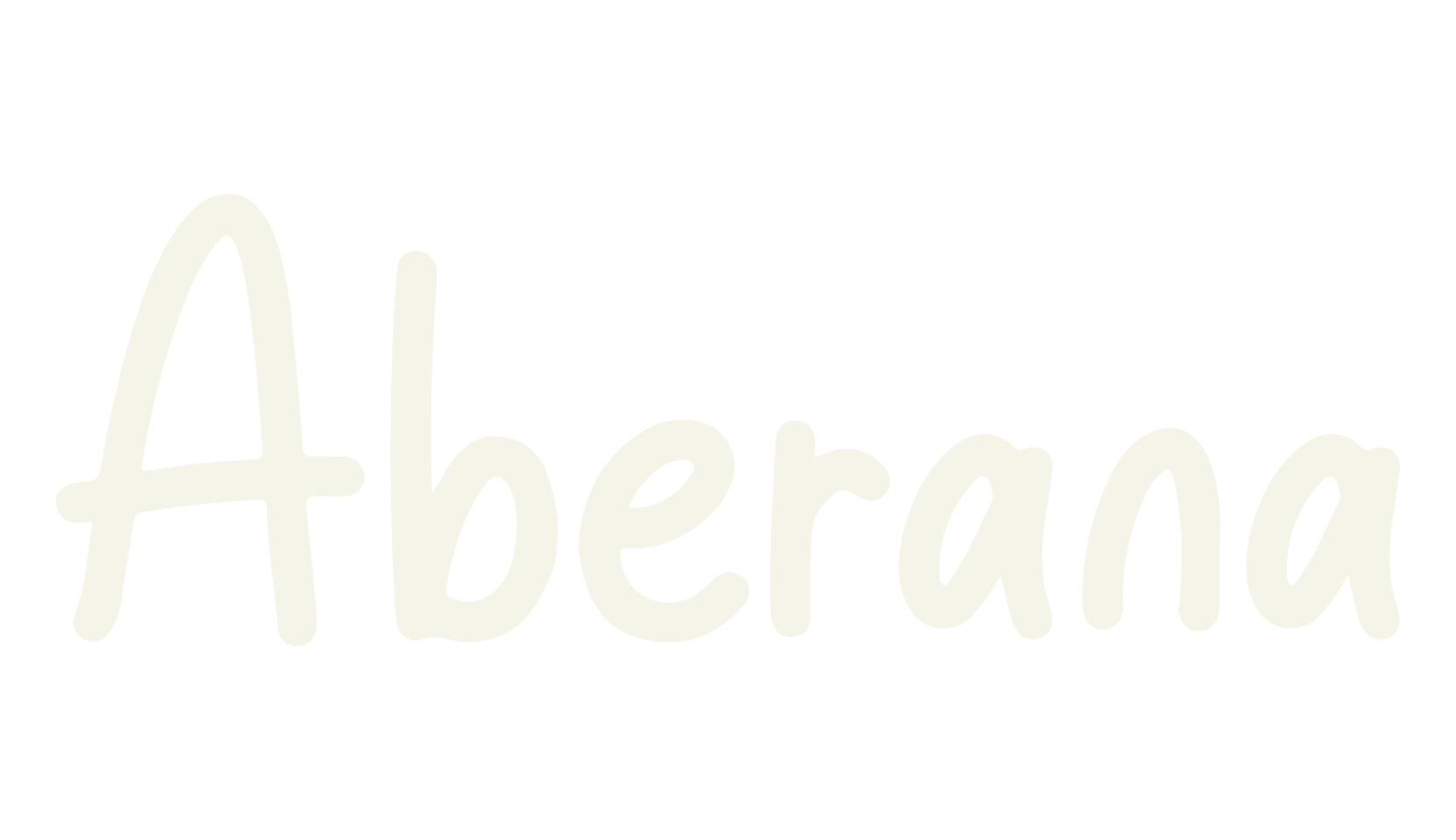 Aberana, cursive font preview