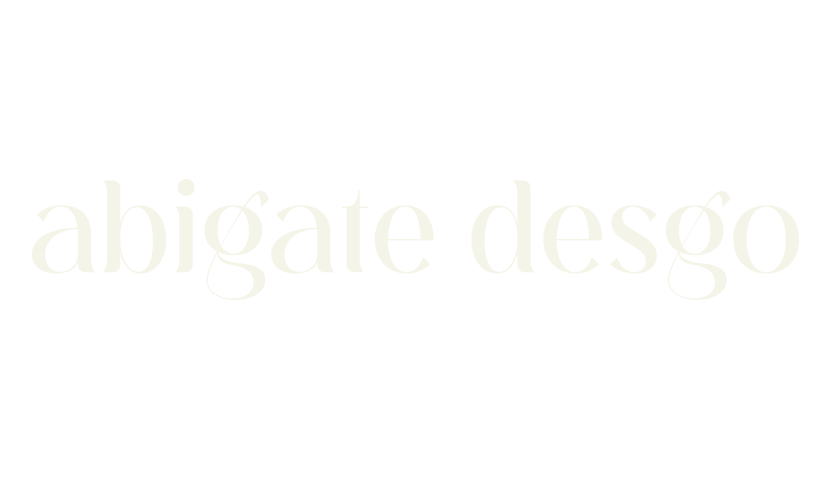 abigate desgo, fancy font preview