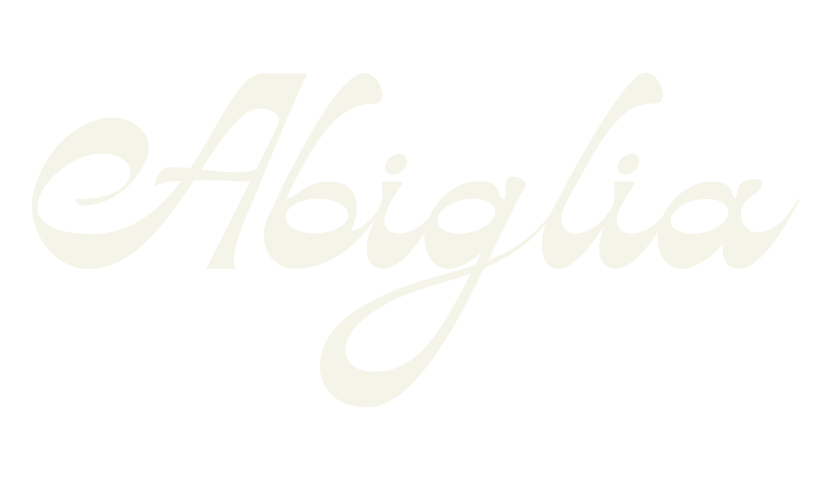 Abiglia, handwriting font preview