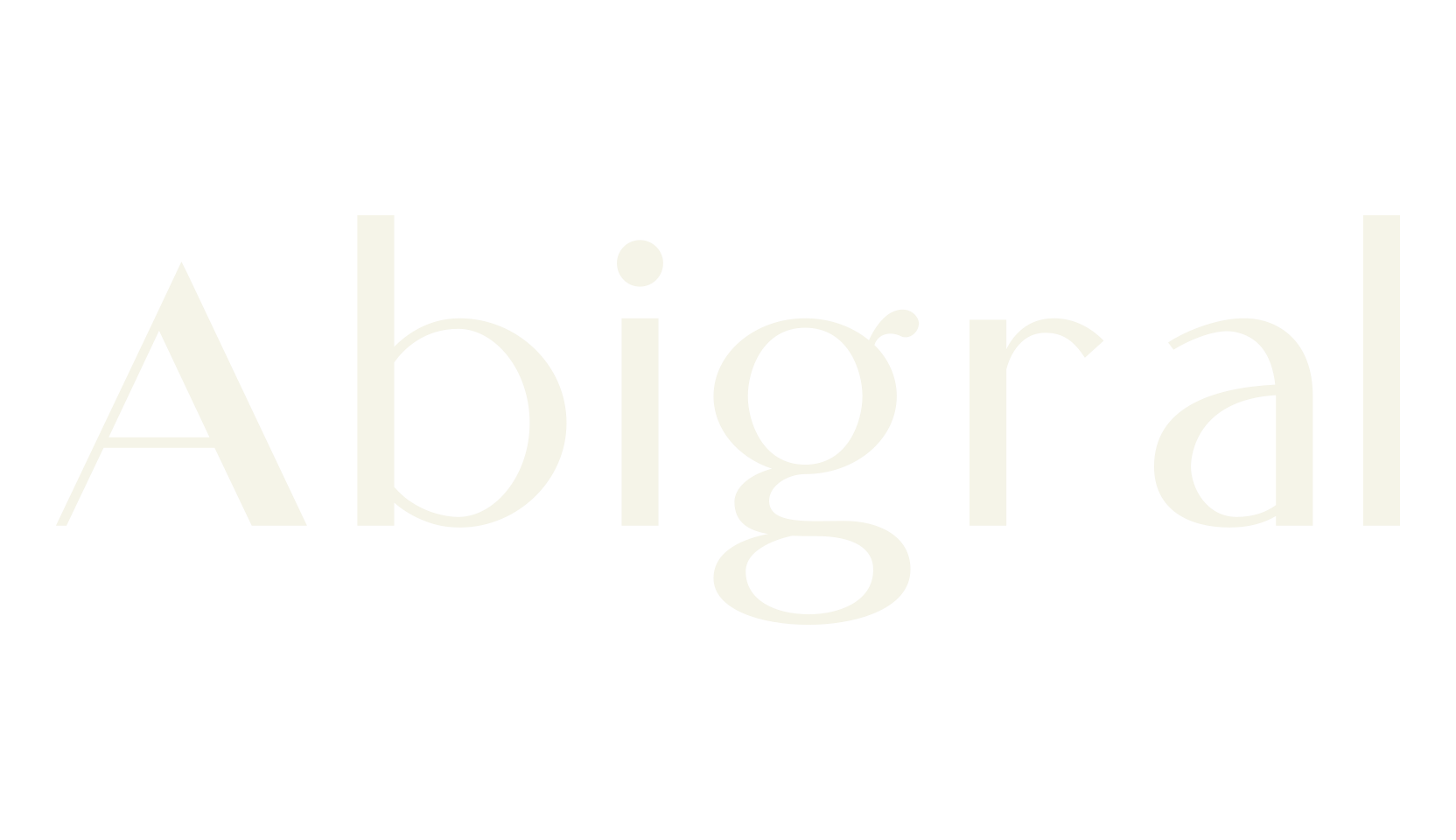 Abigral, sans serif font preview