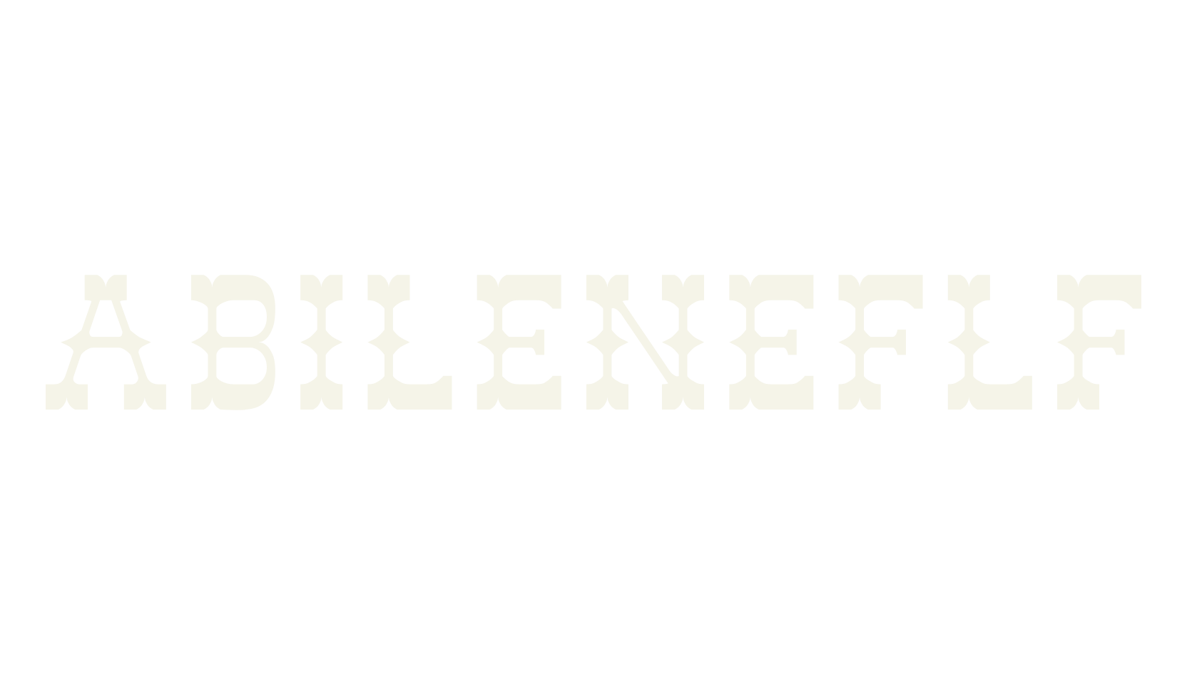 AbileneFLF, display market font preview