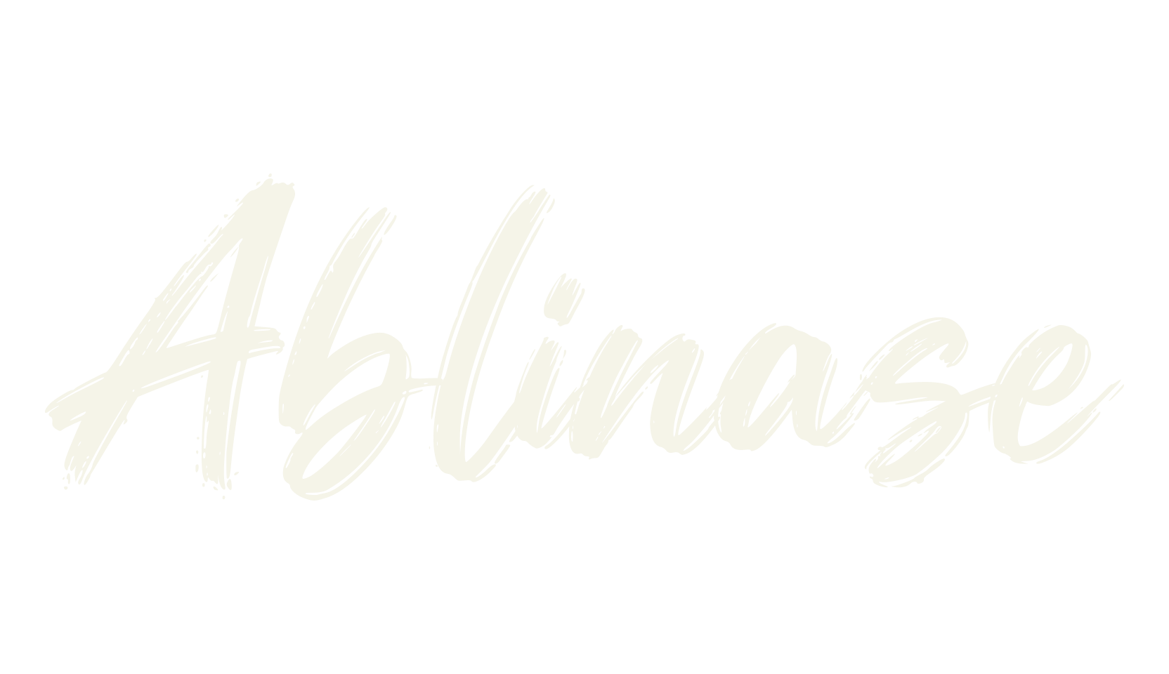 Ablinase, script font preview
