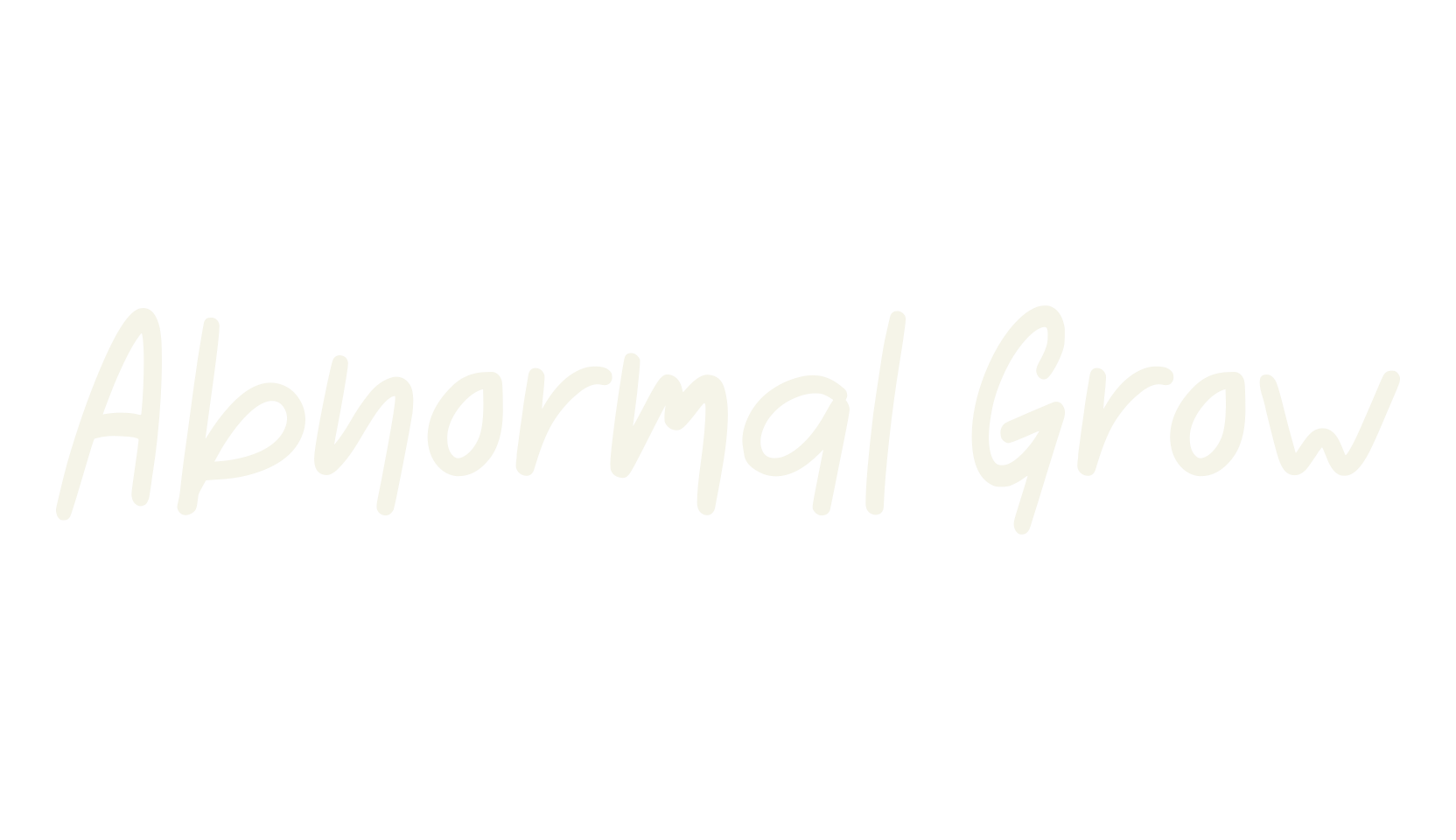 Abnormal Grow, cool font preview