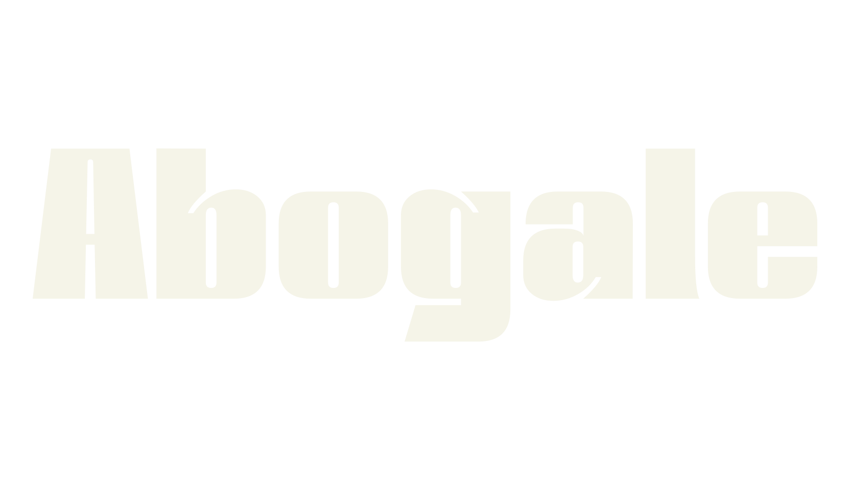 Abogale, bold font preview
