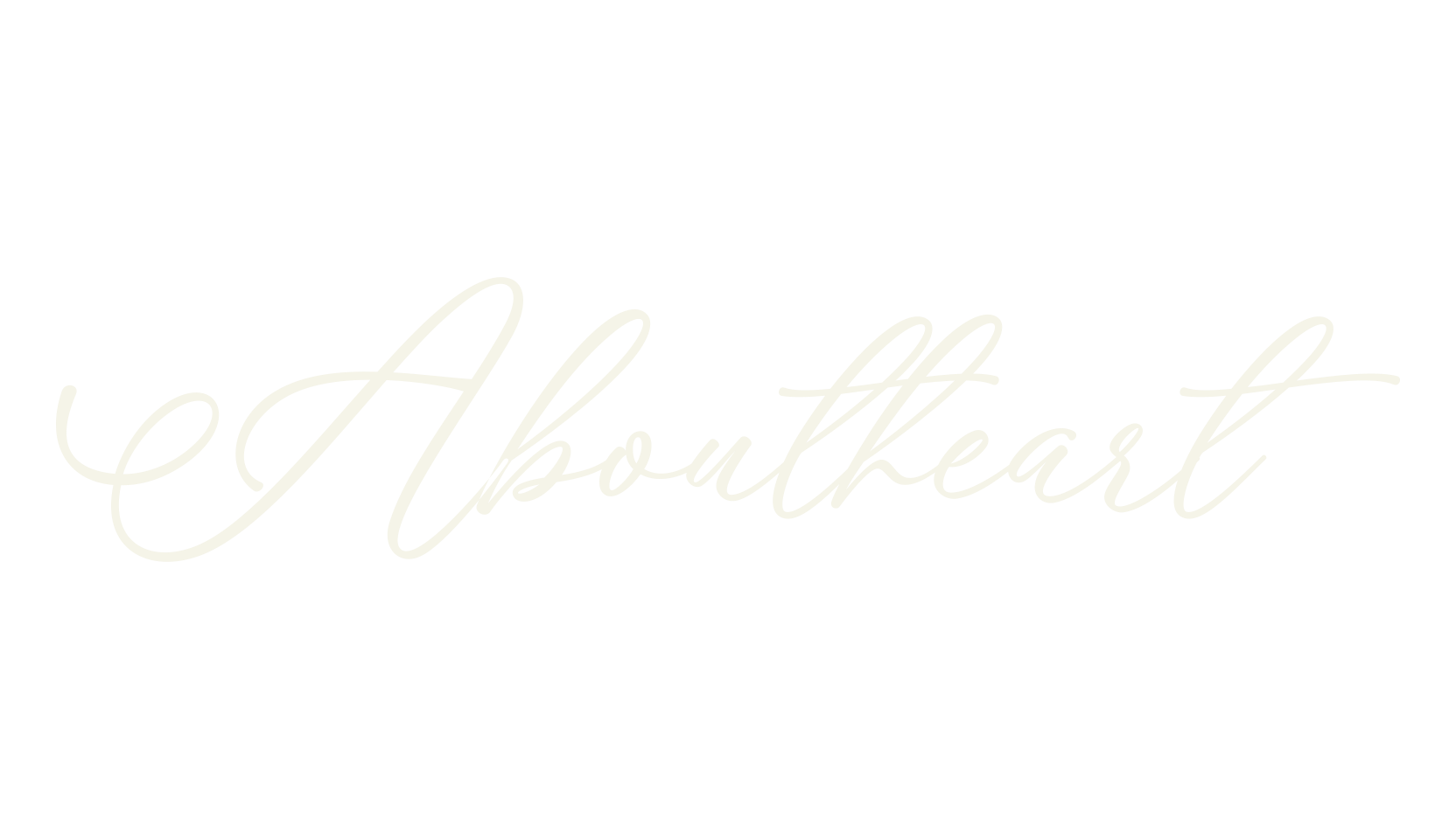 Aboutheart, fashion script font preview