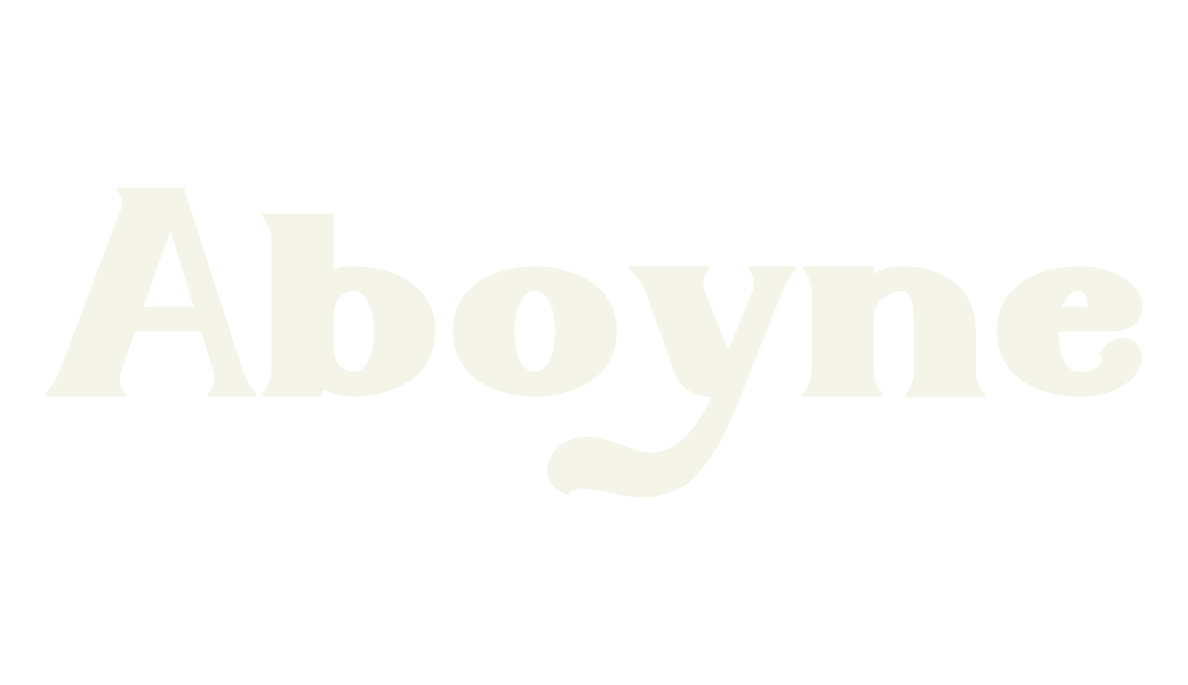 Aboyne, bold font preview
