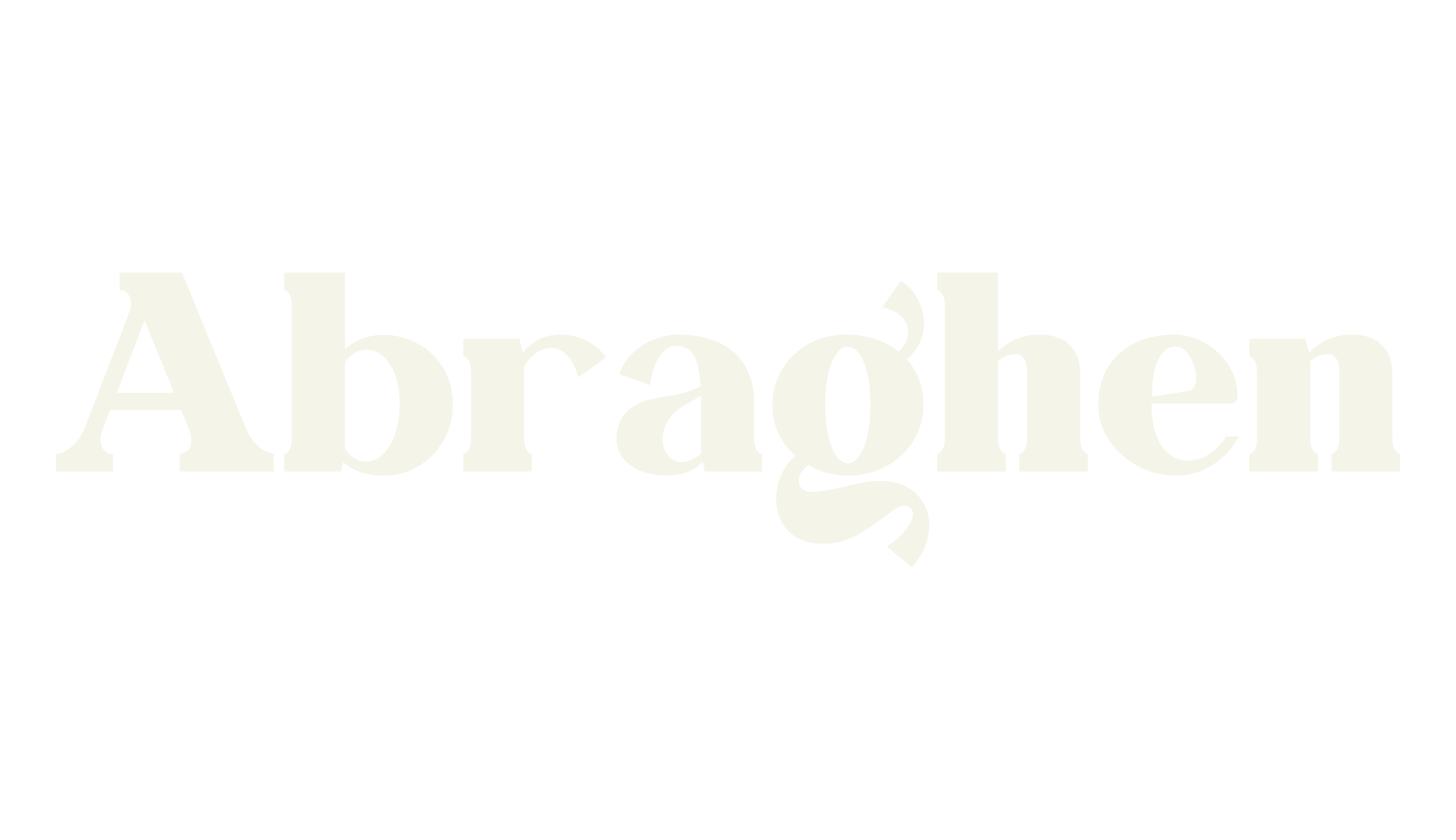 Abraghen, lettering font preview