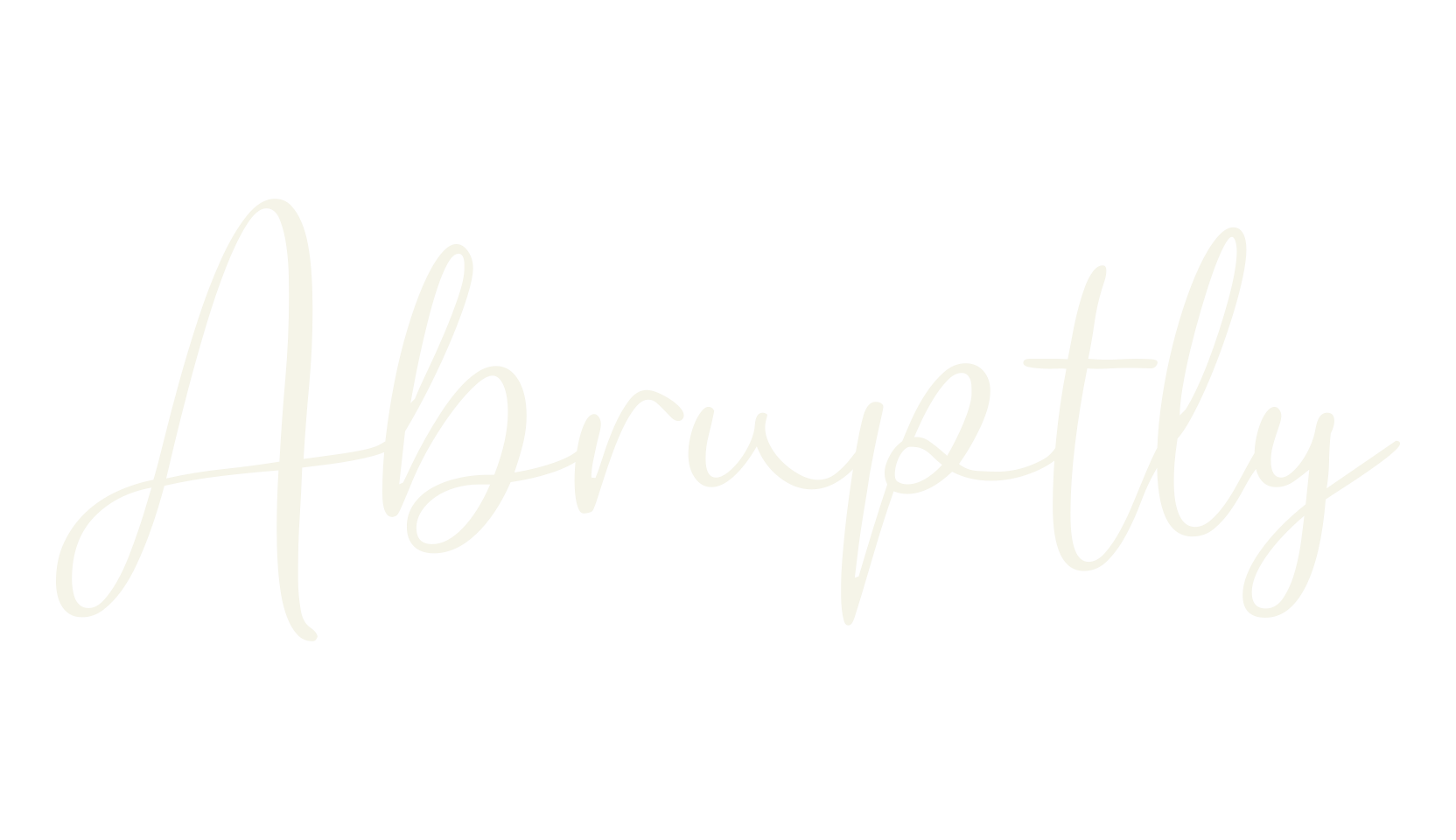 Abruptly, fashion script font preview