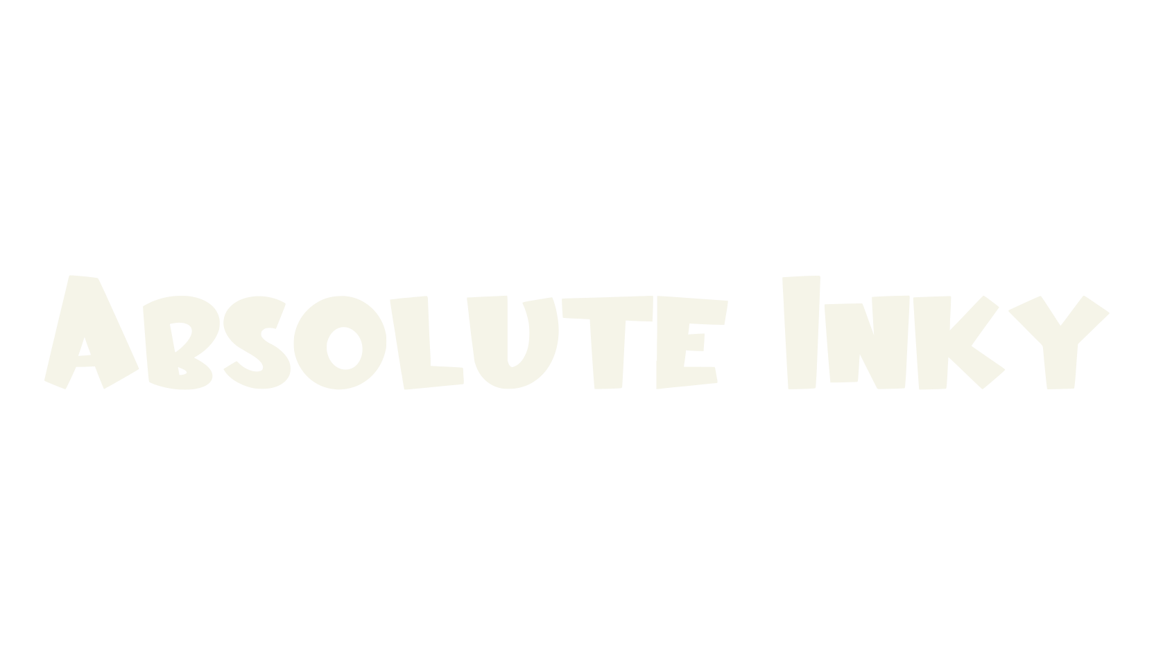 Absolute Inky, cute font preview