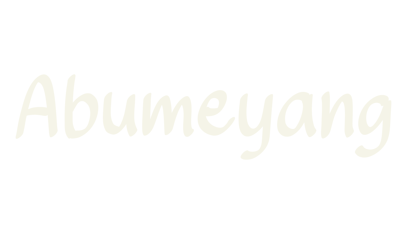 Abumeyang, handwriting font preview