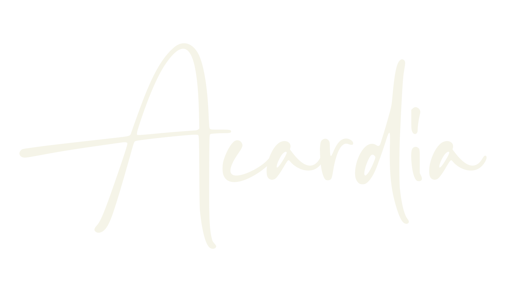 Acardia, signature font preview