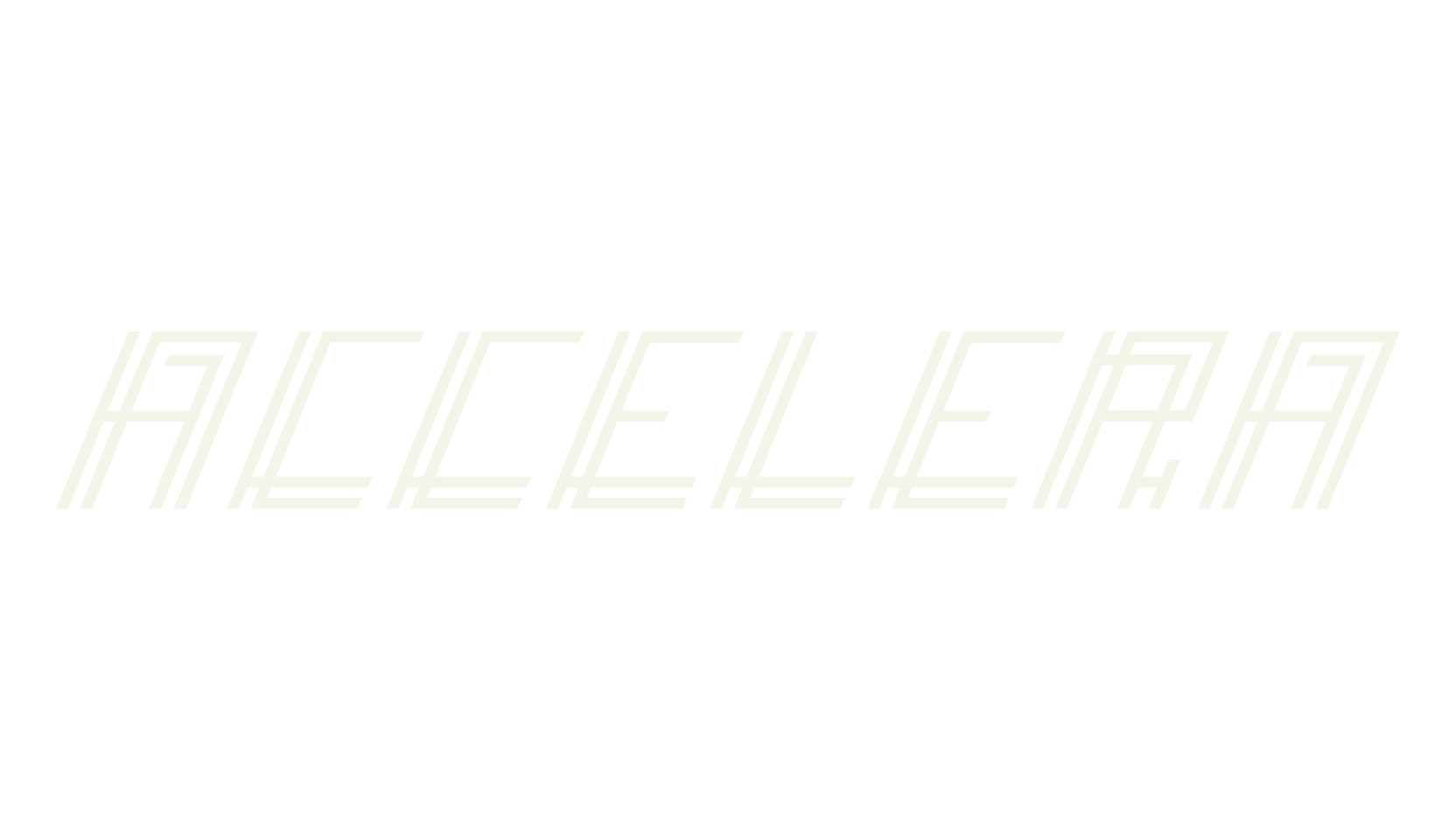 Accelera, neon font preview