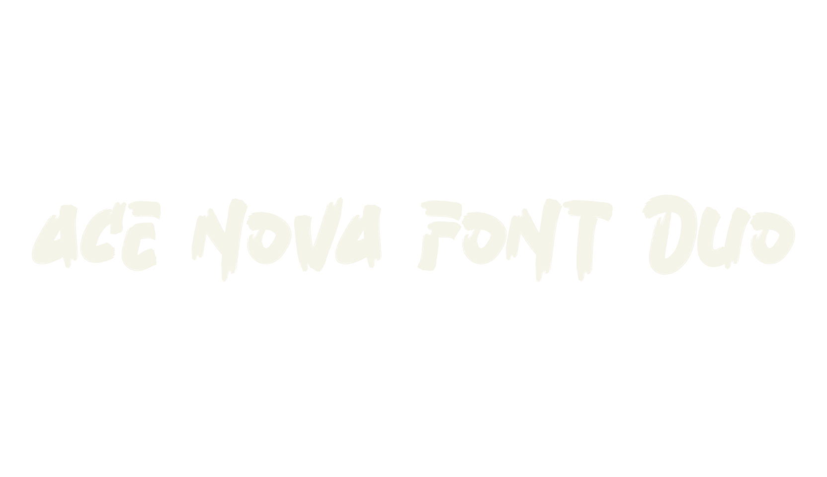 Ace Nova Font Duo, design font preview