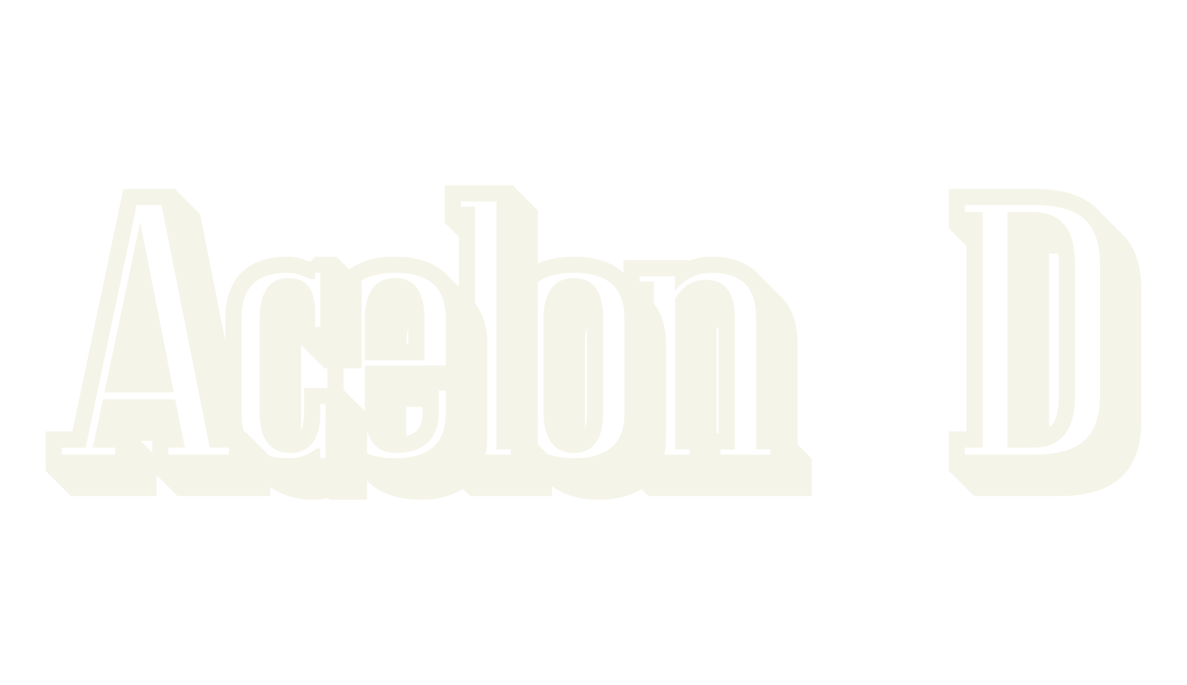 Acelon 3D, 3d font preview