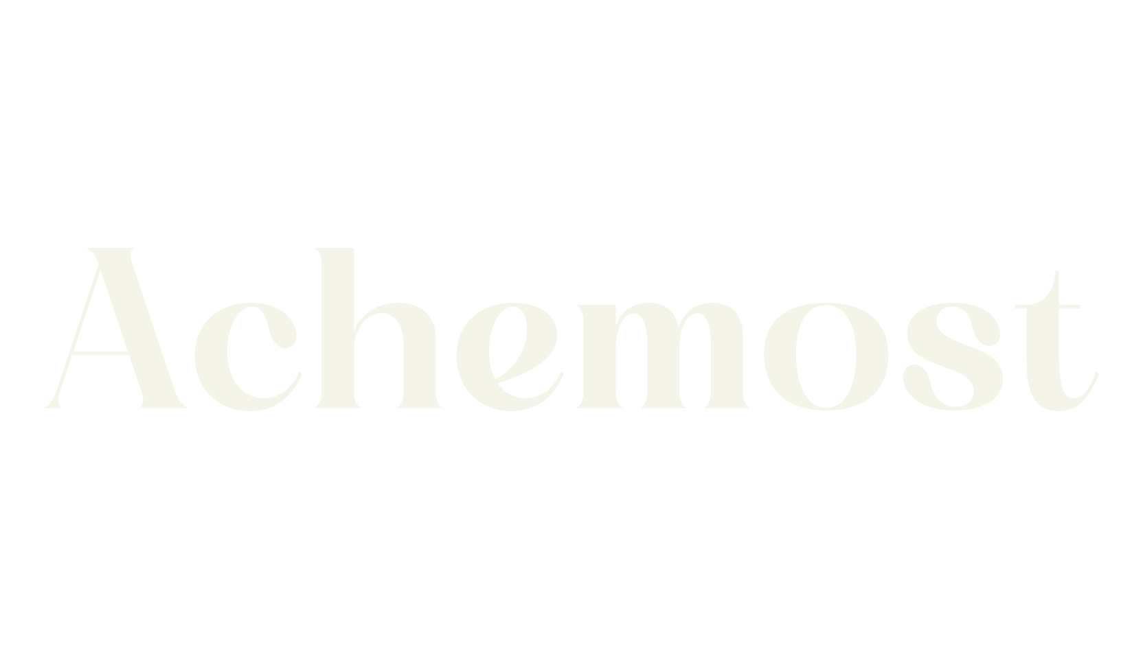 Achemost, serif font preview
