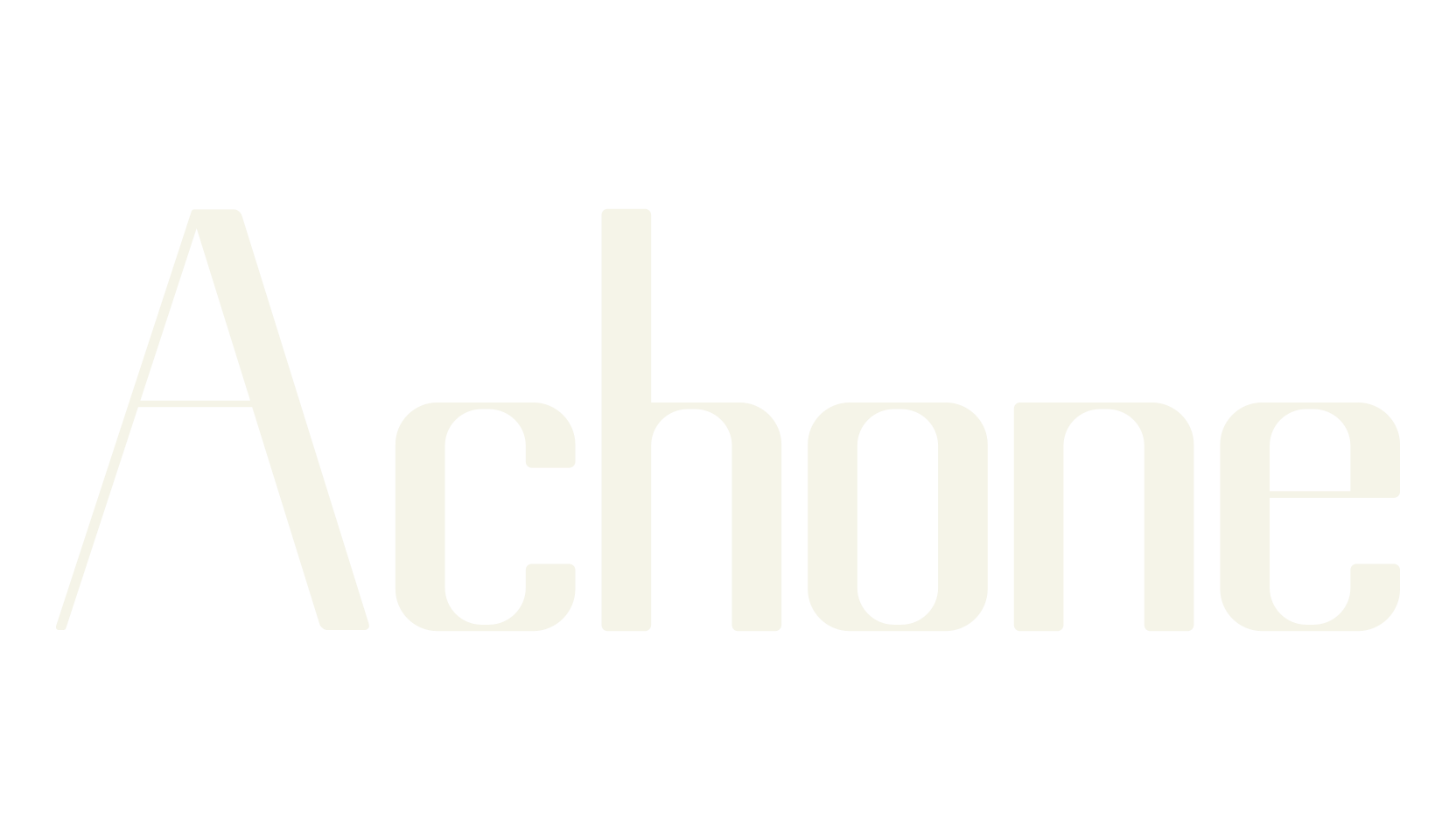 Achone, sans serif font preview