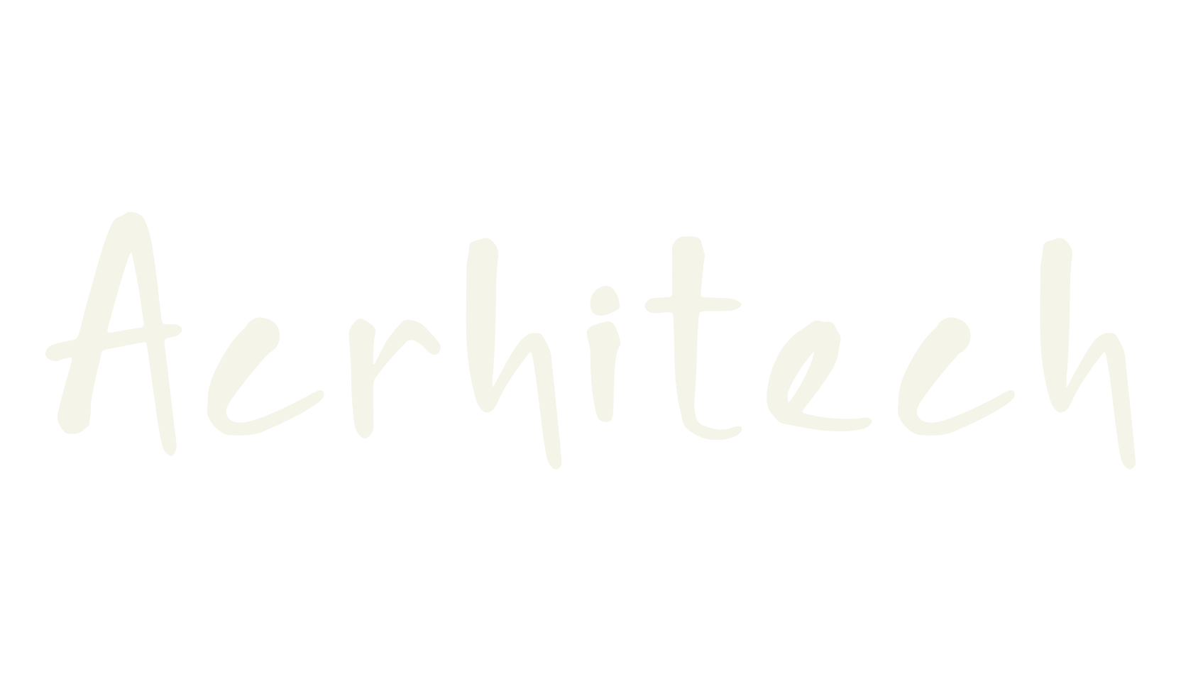 Acrhitech, script font preview
