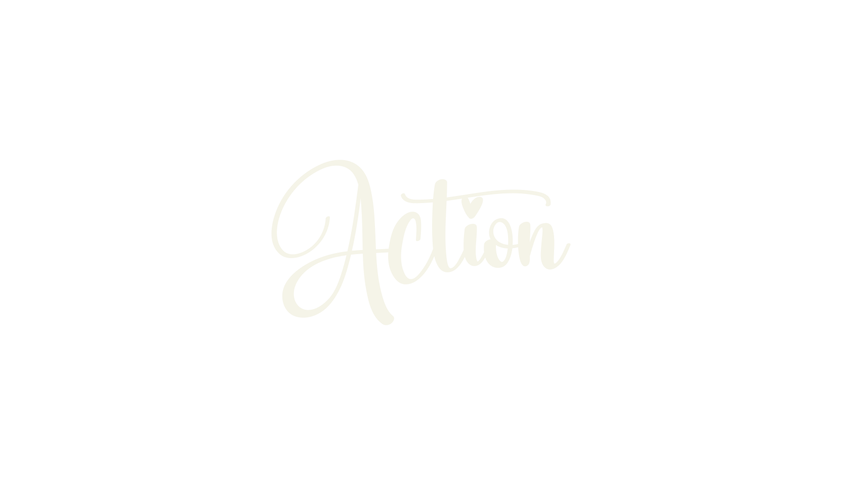 Action, fashion script font preview