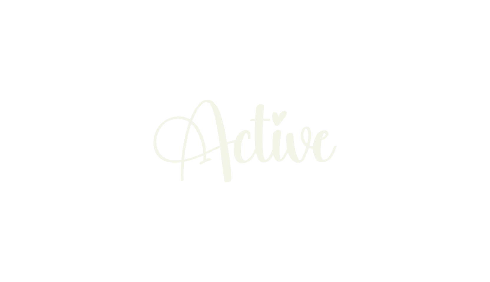 Active, fashion script font preview