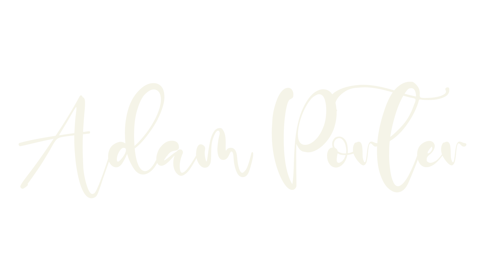 Adam Porter, calligraphy font preview