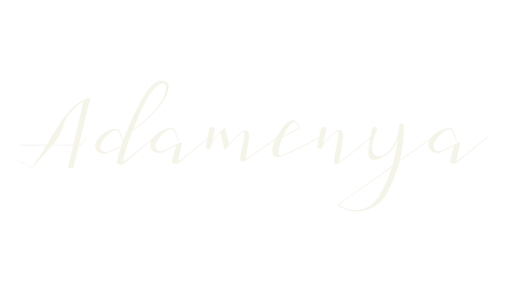 Adamenya, calligraphy font preview