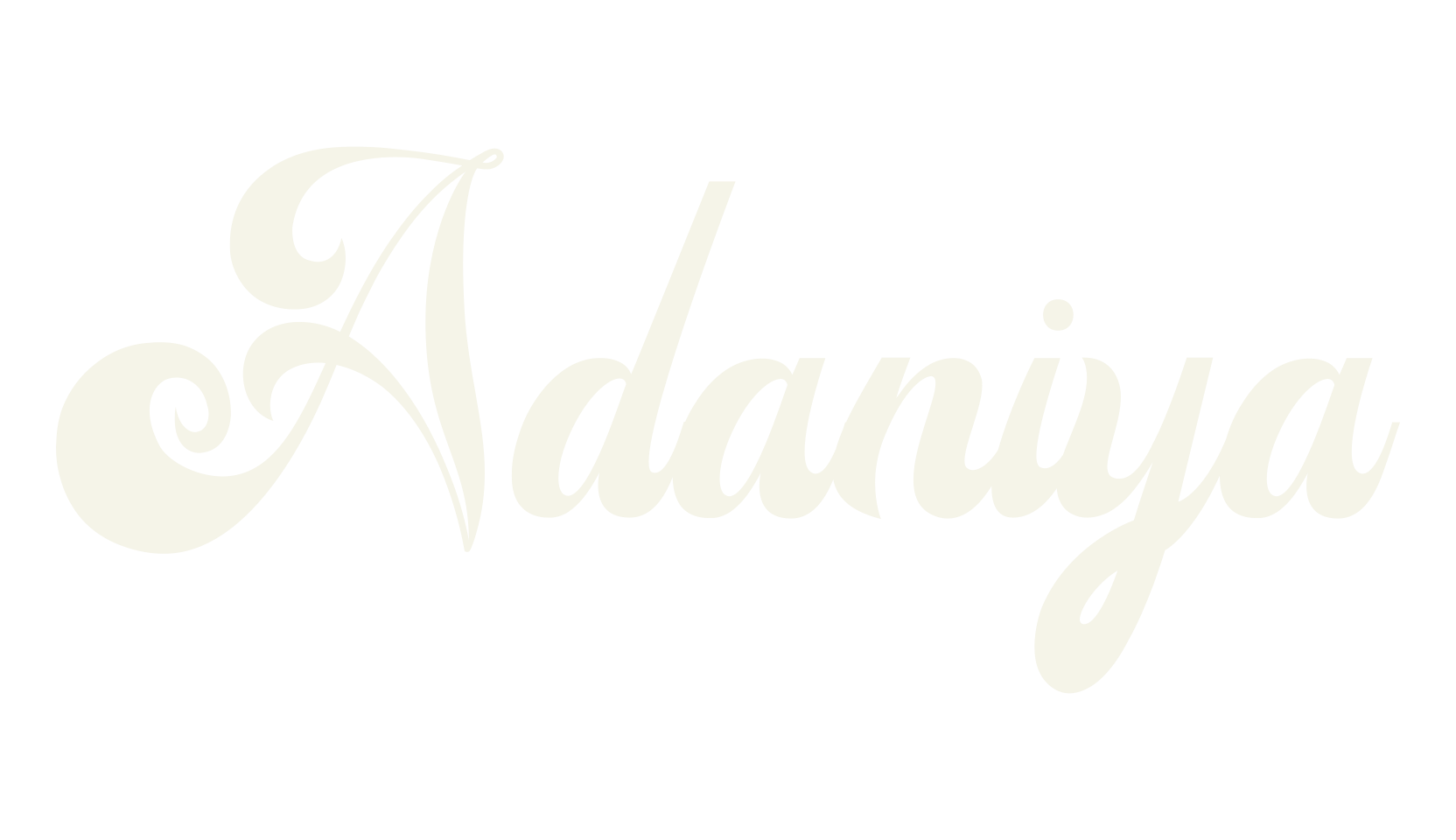 Adaniya, retro font preview