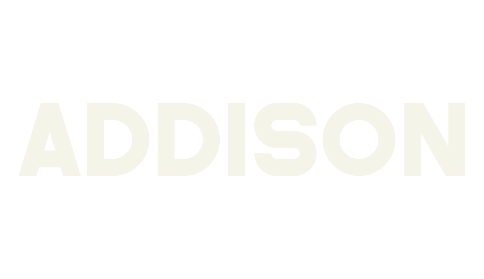 Addison, logo font preview