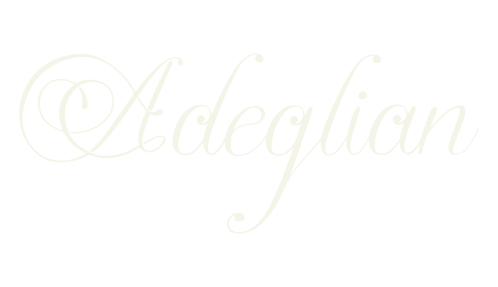 Adeglian, calligraphy font preview